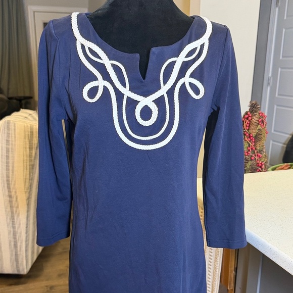 Talbots Dresses & Skirts - Talbots Navy Garment with White Detailing